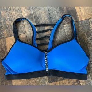Blue PINK Victoria’s Secret sports bra